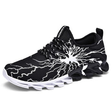 Load image into Gallery viewer, Black-White Running Shoes For Men