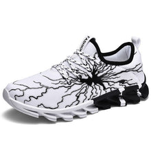 Load image into Gallery viewer, Black-White Running Shoes For Men