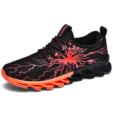 Load image into Gallery viewer, Black-White Running Shoes For Men