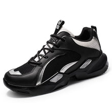 Load image into Gallery viewer, Black-White Running Shoes For Men
